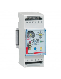 Relais différentiel pour DPX et DPX³ enclipsable sur rail 2 modules LEGRAND 026088