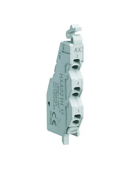 Contact auxiliaire x160-x250 1NO+1NC 250V AC HAGER HXA021H