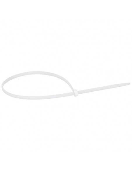 100 Colliers Colring incolore à denture intérieure largeur 4,6mm et longueur à plat 360mm LEGRAND 032044