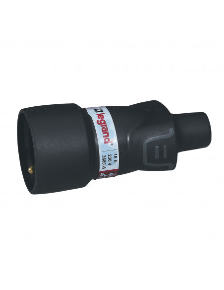 Prolongateur borne à vis 2P+T 16A IK08 IP44 à sortie droite LEGRAND 050115