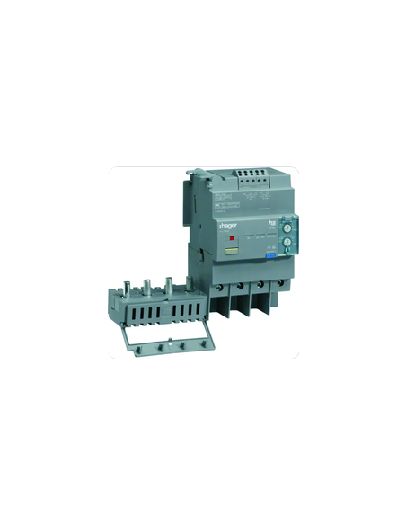 Bloc différentiel électronique x160 4 Pôles 125A Idn réglable & déclenchement tempo fixe HAGER HBA126H
