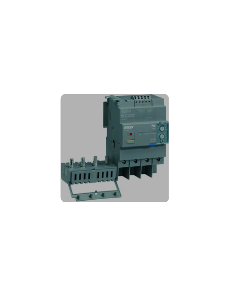 Bloc différentiel électronique x160 4 Pôles 125A Idn réglable & déclenchement tempo fixe HAGER HBA126H