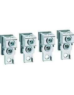 Cage de raccordement P250 Cu/Al 4P 2x 35-120mm² HAGER HYT008H
