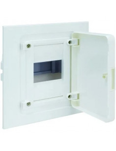 Coffret encastré 4 Modules avec porte opaque HAGER VF104PR 2