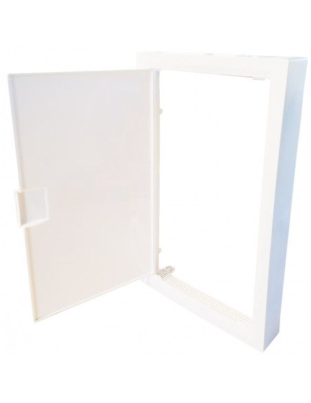 Habillage Zone Attenante avec porte opaque blanche MICHAUD LB014