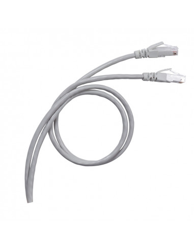 Cordon de brassage et utilisateurs RJ45 LCS³ catégorie 5e F/UTP écranté impédance 100ohms longueur 2m LEGRAND 051641