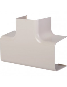Té de dérivation plastique rigide blanc crème RAL 9001 80mm CBM CLI04220 2