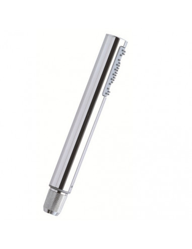 Douchette minimaliste anticalcaire monojet laiton ø27mm Chrome 3352