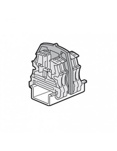 Cloison terminale pour blocs de jonction à vis viking 3 avec 2 entrées 2 sorties LEGRAND 037552