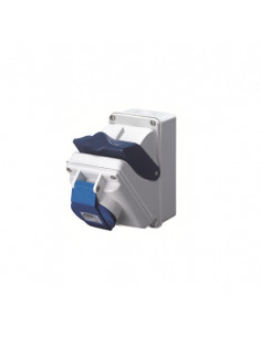 COMBIBLOC AVEC FOND IP44 2P+T 32A 230V 6H GEWISS GW66415 2