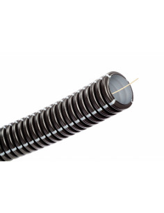 Gaine Flexichoc Noire Bande Grise TAP D.90mm/L.25m IK10 COURANT 12025120 2