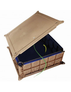 BOITE ÉTANCHE GAINE FLEXARAY PAVILLONNAIRE 250X250X85 X1 COURANT 84000401