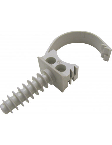 CLIP D.25mm FIXATION DES GAINES DANS LES MATÉRIAUX PLEINS OU CREUX COURANT 85190093