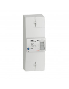 Disjoncteur de branchement Enedis bipolaire différentiel 500mA sélectif intensité 60A non réglable LEGRAND 401006