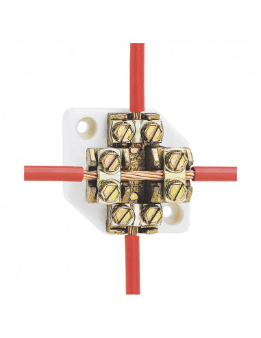 Plot de dérivation pour câble cuivre section 25mm² et intensité nominale 101A LEGRAND 033002