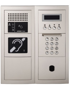 Platine audio modulaire à défilement BOUCLE MAGNETIQUE emplacement vigik AIPHONE 200275