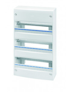 Coffret Standard sans porte 39 modules 3 rangées GEWISS GW40503