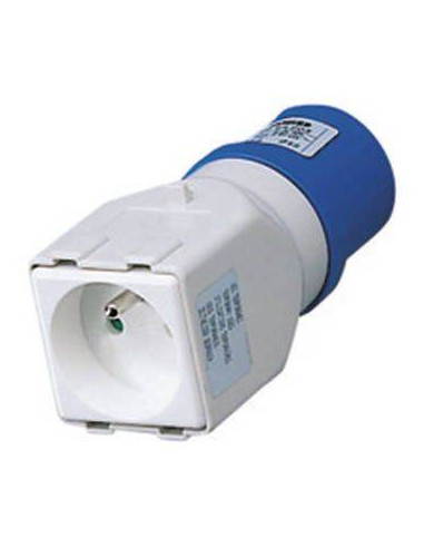 ADAPTATEUR IC 2P+T 16A 230V 2X2P+T FRANC. GEWISS GW64203