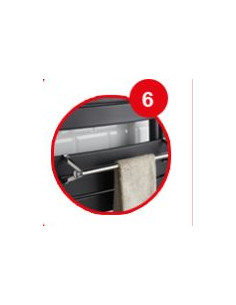 Barre Support A Embout Anth pour seche-serviettes lames plates ADELIS NEFERTTITI NEFERTITI etroit ATLANTIC 850226