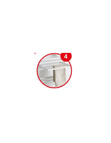 Barre Seche-Linge Chrome pour seche-serviettes tubes ronds DORIS TIMELIS 2012 ATLANTIC 850222
