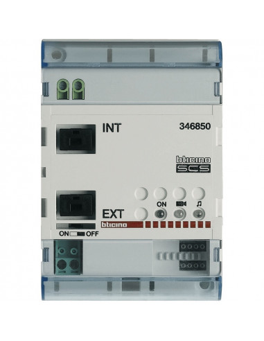 Interface d'appartement pour installation BUS 2 fils BTICINO 346850