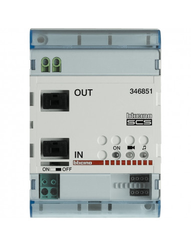 Module d’extension d’installation BUS 2 fils 4 modules DIN BTICINO 346851