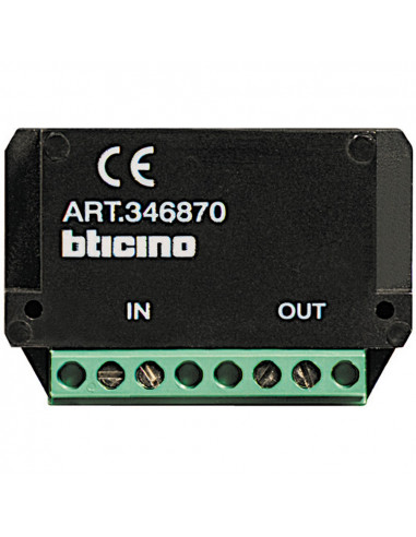 Amplificateur vidéo pour les installations BUS 2 fils BTICINO 346870