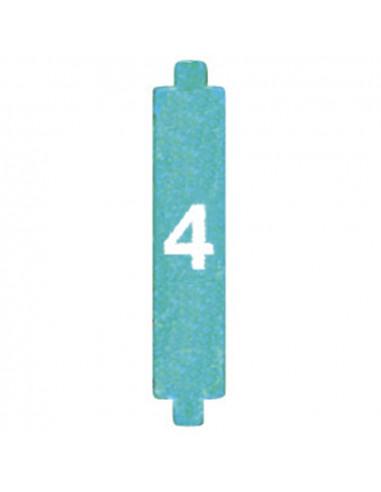 Jeu de 10 cavaliers de configuration pour système BUS avec marquage ''4'' BTICINO 3501/4