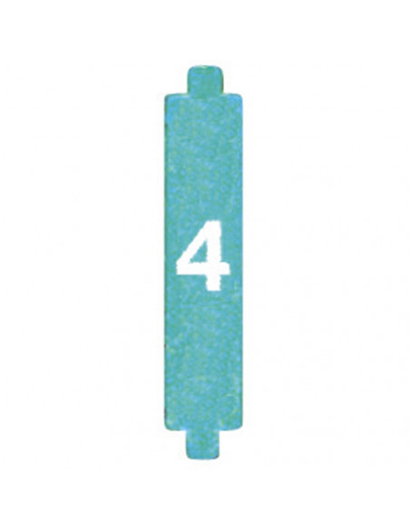 Jeu de 10 cavaliers de configuration pour système BUS avec marquage ''4'' BTICINO 3501/4