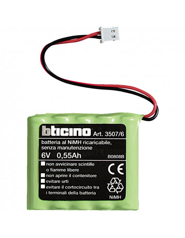 Batterie de rechange MyHOME BUS 6 V 0,5 Ah BTICINO 3507/6