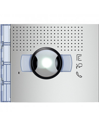 Façade Sfera New pour module électronique audio/vidéo grand angle Allmetal BTICINO 351301