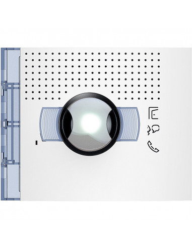 Façade Sfera New pour module électronique audio/vidéo grand angle Allwhite BTICINO 351302