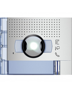 Façade Sfera New pour module électronique audio et vidéo 1 appel grand angle Allmetal BTICINO 351311