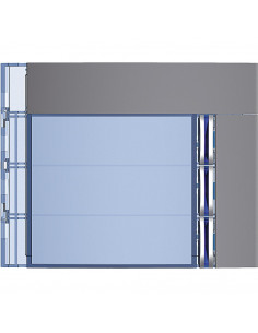 Façade Sfera New pour module électronique audio 3 appels Allstreet BTICINO 352033