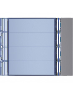 Façade Sfera New pour module électronique audio 4 appels Allstreet BTICINO 352043