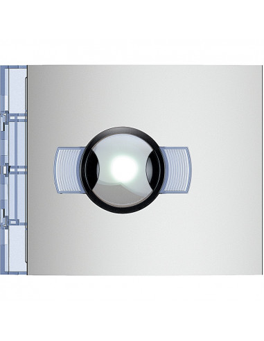 Façade Sfera New pour module électronique caméra grd angle Jour/Nuit Allmetal BTICINO 352401