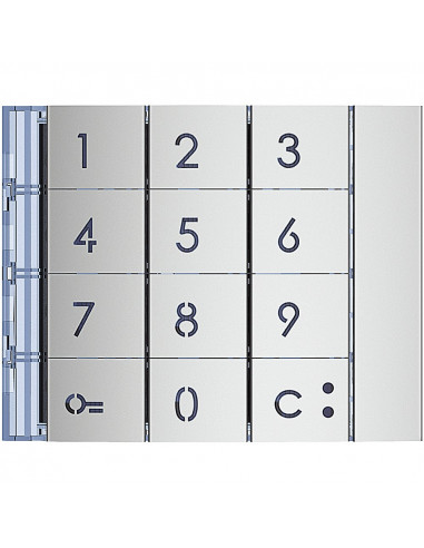 Façade Sfera New pour module électronique clavier Allmetal BTICINO 353001