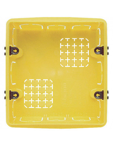 Boîte d'encastrement pour maçonnerie prof. 50 mm 3+3 modules BTICINO 506E