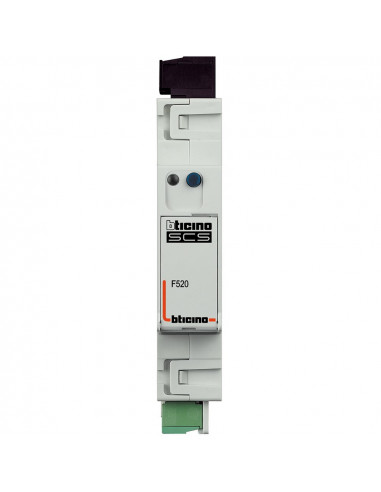 Indicateur de consommation électrique MyHOME BUS pour installation monophasée BTICINO F520