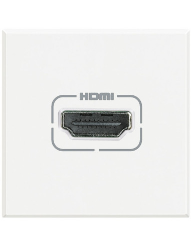 Connecteur HDMI type A A visser Version 1.3 Axolute White 2 modules BTICINO HD4284