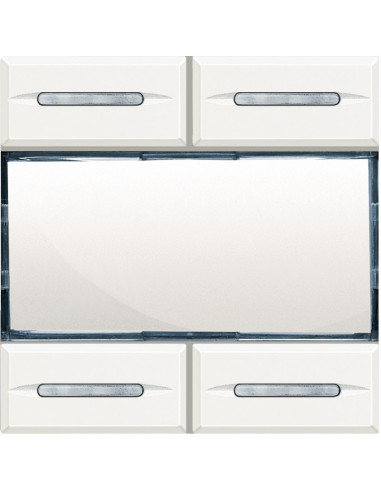 Commande KNX Axolute 4 touches / 4 appuis blanc BTICINO HD4680KNX