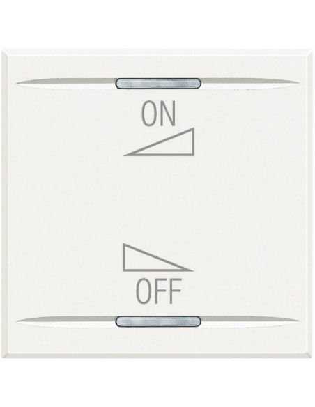 Enjoliveur Axolute MyHOME BUS diffusion sonore variation ON/OFF 2 mod white BTICINO HD4911M2AI