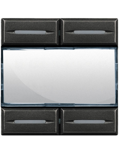 Commande KNX Axolute 4 touches / 4 appuis anthracite BTICINO HS4680KNX