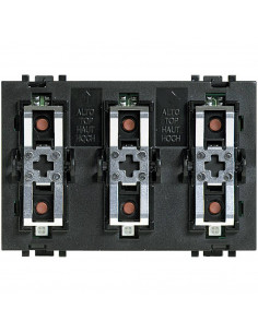 Commande 3 fonctions lumière/volets Livinglight MyHOME BUS BTICINO L4652/3
