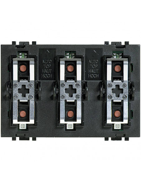 Commande 3 fonctions lumière/volets Livinglight MyHOME BUS BTICINO L4652/3