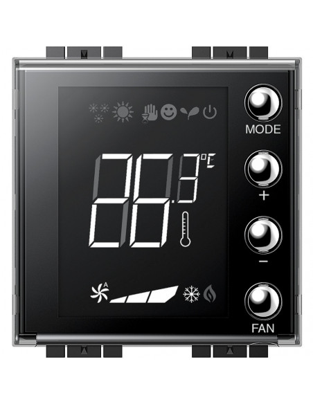 Thermostat avec écran 1,6 pouces MyHOME Up Livinglight BTICINO LN4691