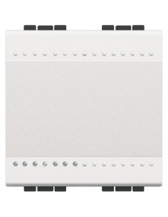 Poussoir à bascule Livinglight contact NO 10 A 250 V~ Blanc 2 mod. BTICINO N4005M2A