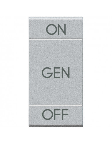 Manette Livinglight MyHOME BUS symbole ON/OFF/GEN 1 module tech BTICINO NT4911AFN