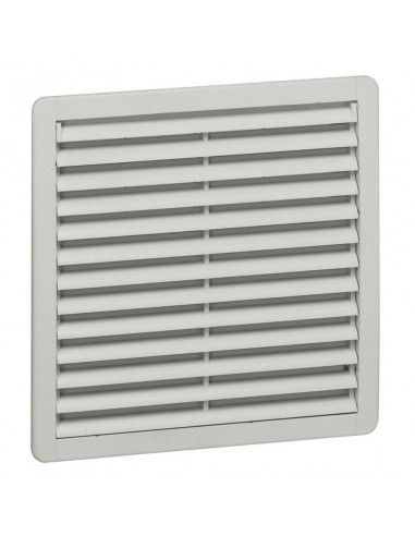 Ventilateur avec ouïe plastique débit 40m³/h avec filtre et 160m³/h soufflage libre IP54 IK08 RAL7035 LEGRAND 034850