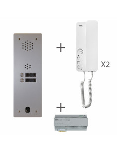 KIT AUDIO 1R 2BP 2 VOICE PROGRAMMÉ URMET KA83/102